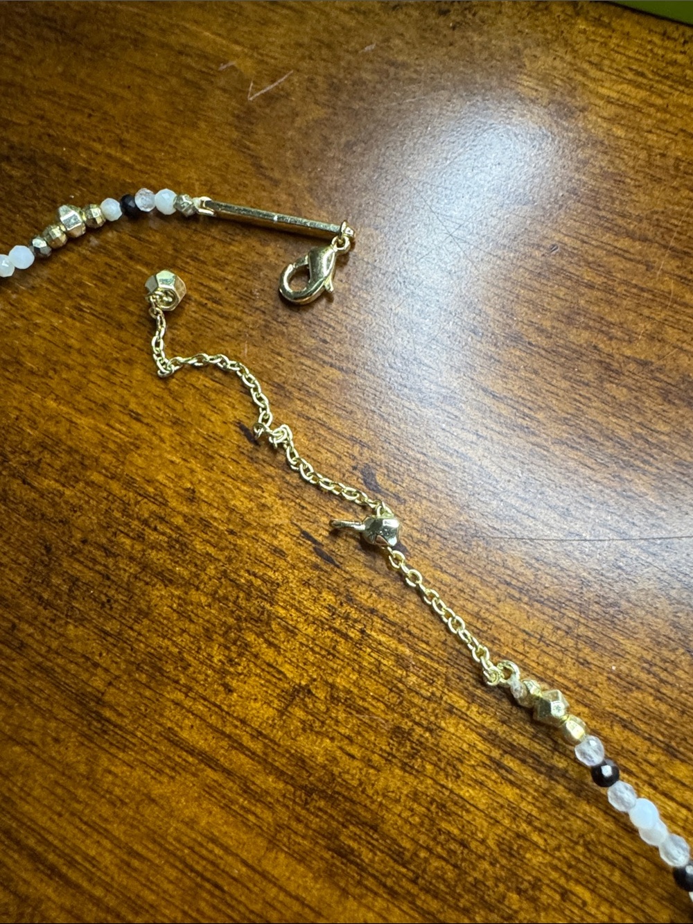 Kendra Scott White, Black & Gold Beaded Necklace - Picture 3 of 3